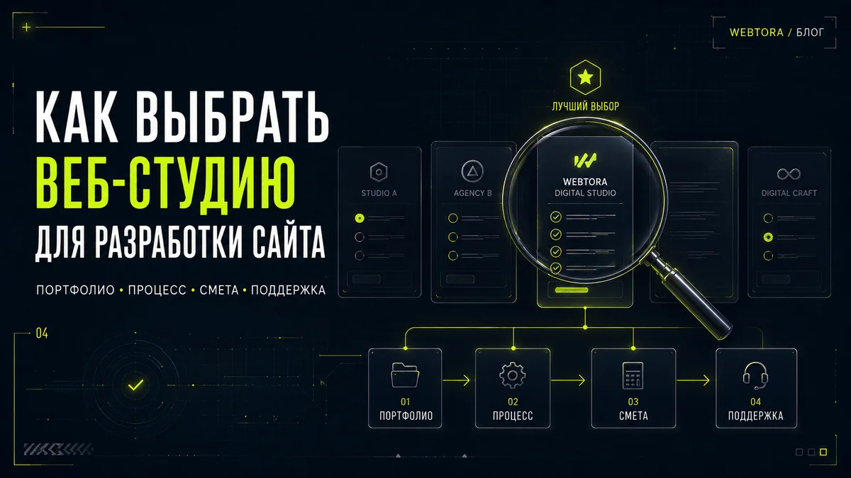 Как выбрать веб-студию для разработки сайта