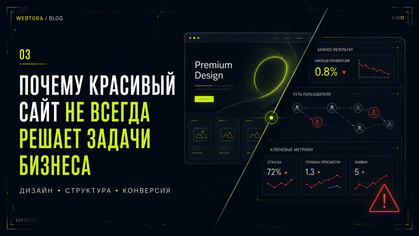 Почему красивый сайт не всегда решает задачи бизнеса