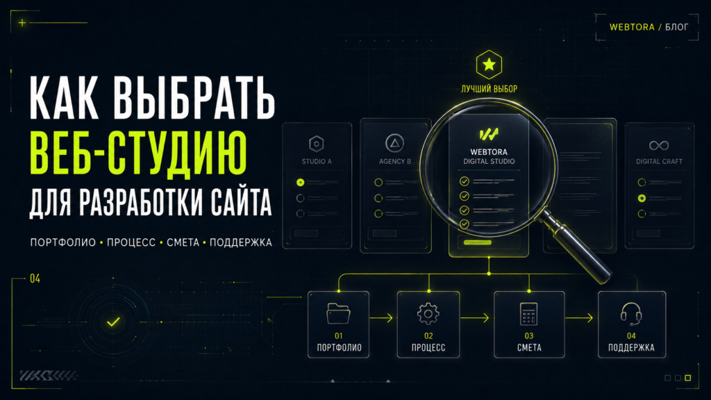 Как выбрать веб-студию для разработки сайта