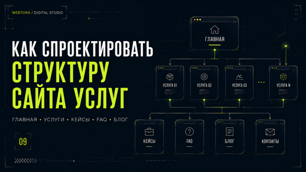 Как спроектировать структуру сайта услуг
